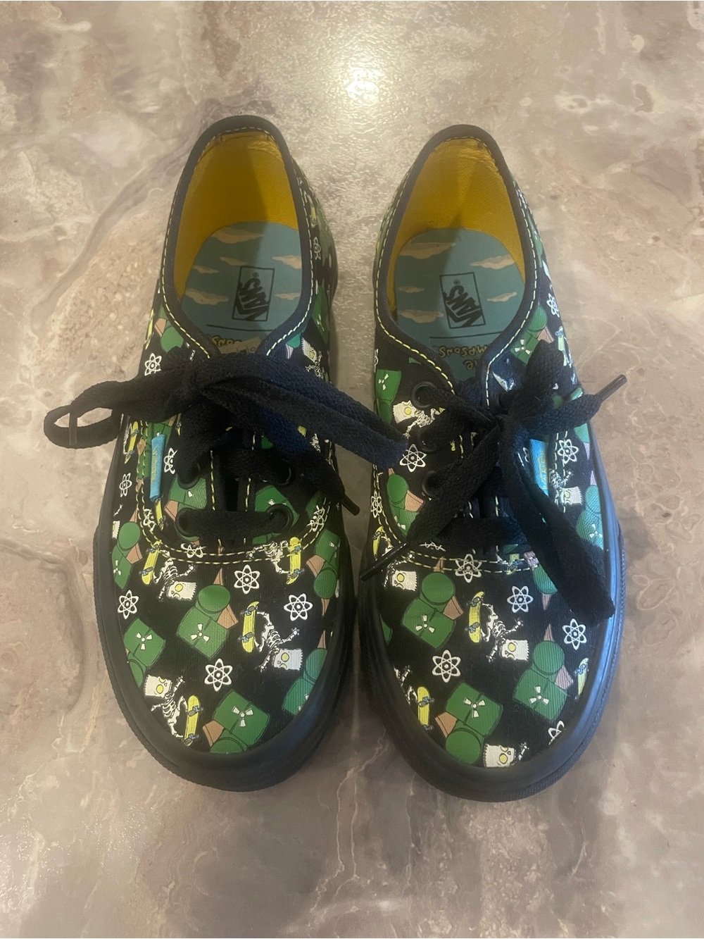 The Simpsons x Vans Authentic Kids 'Glow Bart'